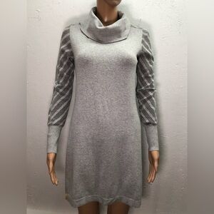 LOLE grey cowl neck sweater dress